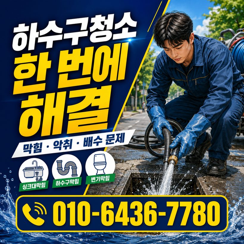 외남면 지역 세면대막힘 관련 이미지
