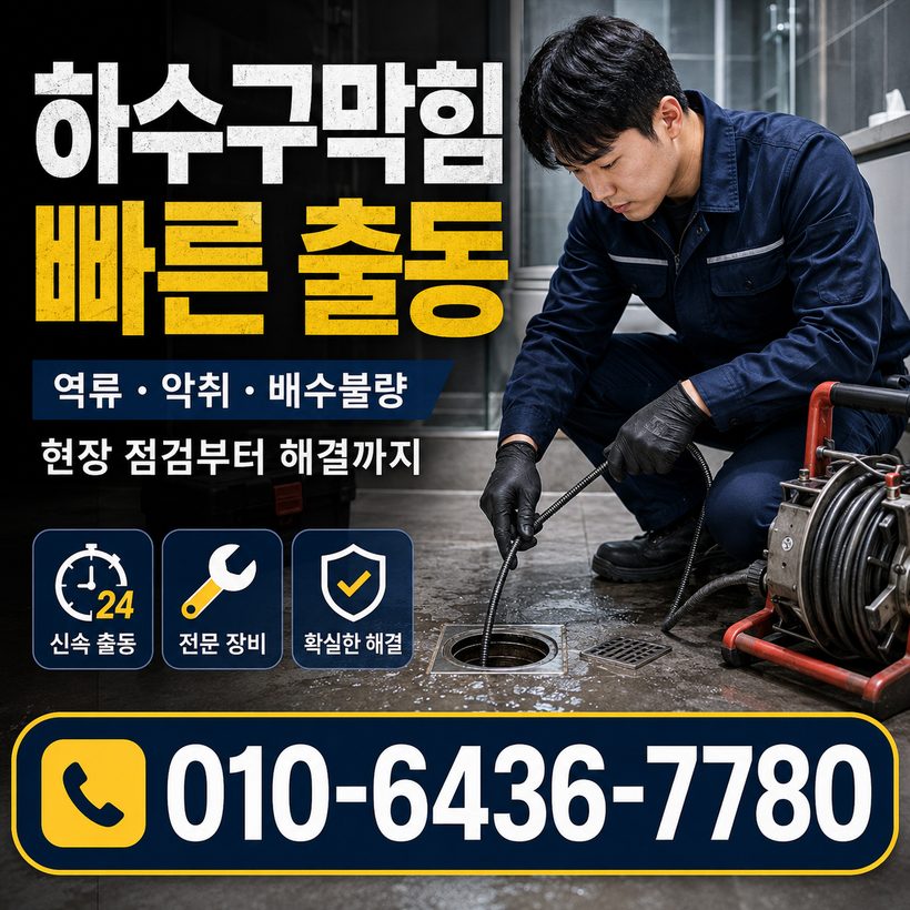 평산동 하수구막힘 빠른출동 4