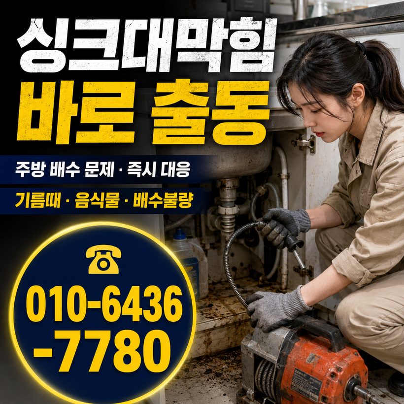 상동 하수구막힘 빠른출동 5