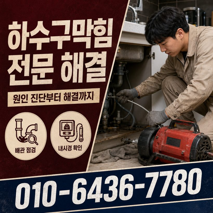 용당동 지역 하수구뚫음 관련 이미지