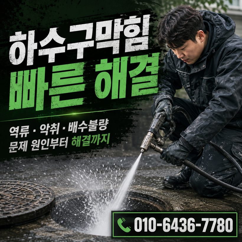 중동면 지역 배관막힘 관련 이미지