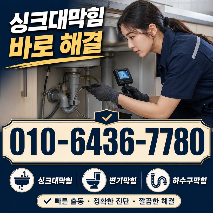 평산동 지역 배관청소 관련 이미지